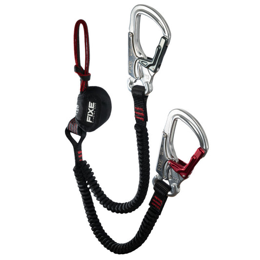 Fixe Ferratum Cinchless Via Ferrata Set – Red/Black