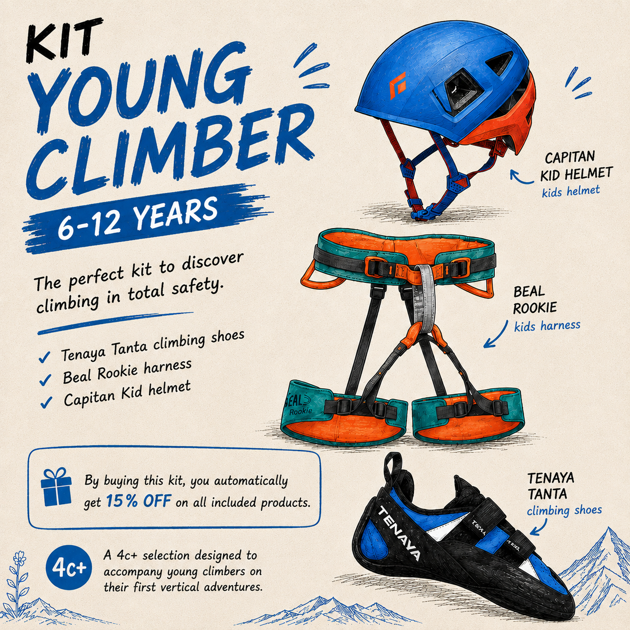 Young climber kit - english version