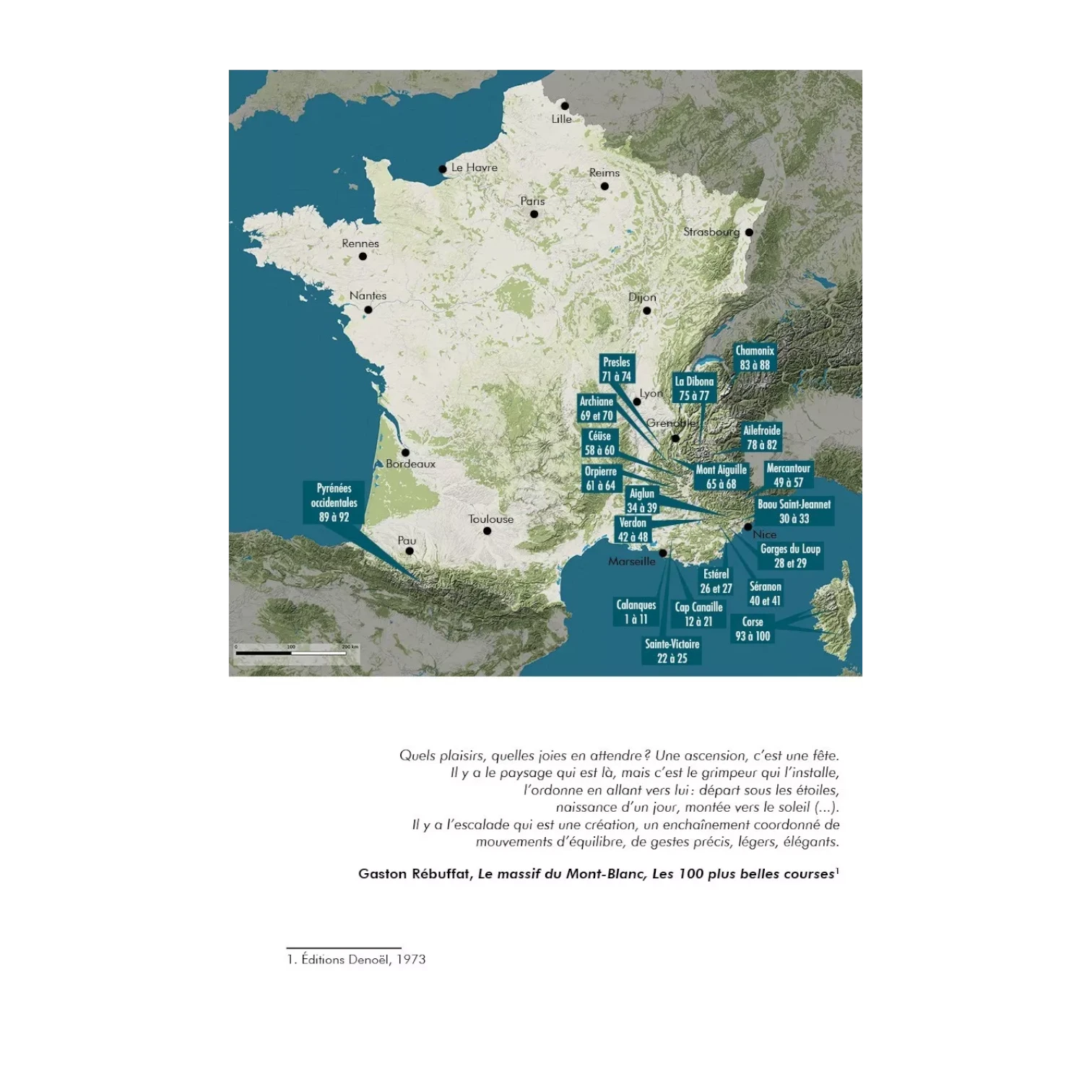 Éditions du Chemin des Crêtes Les 100 plus belles grandes voies en France