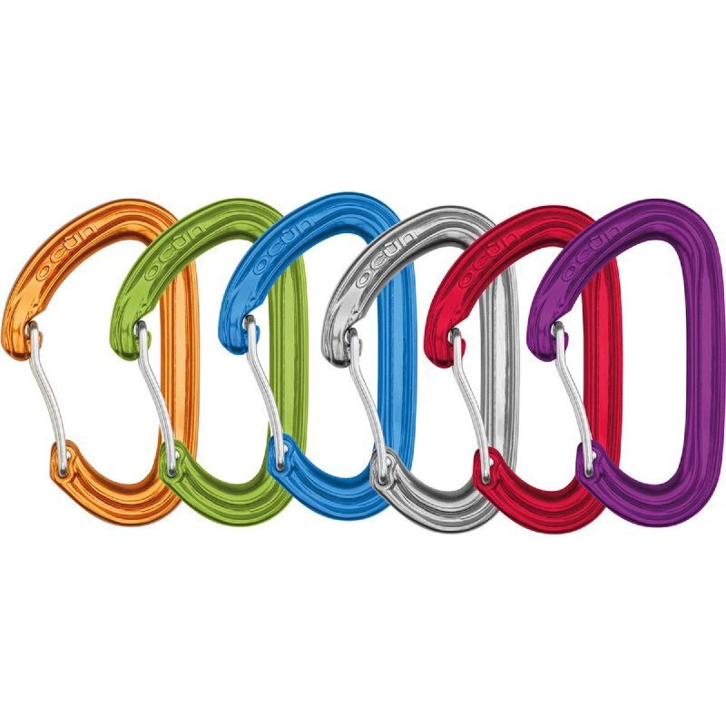 Ocun Kestrel Wire Gate - pack de 6 mousquetons de couleurs différentes