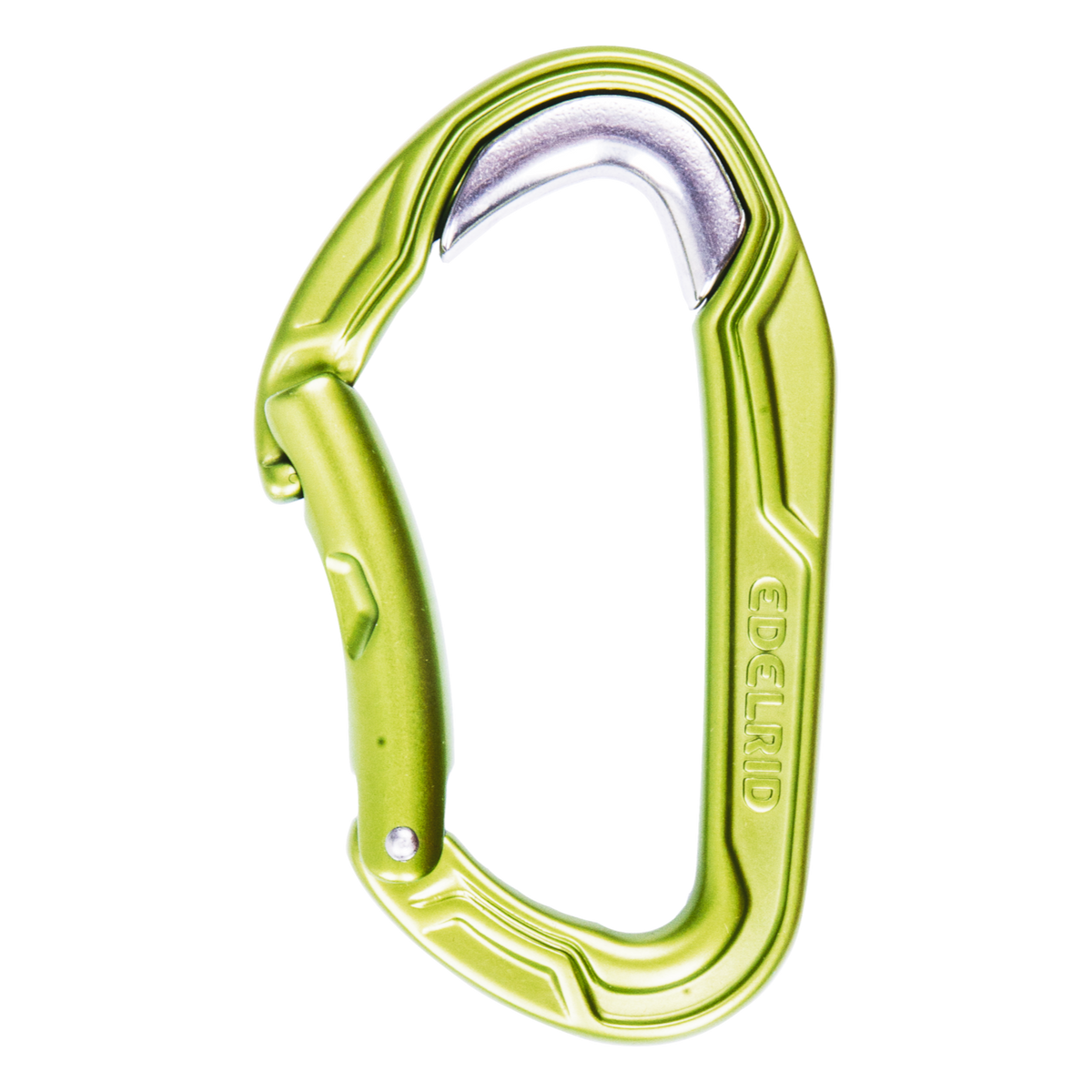 Edelrid Bulletproof Bent - mousqueton doigt coudé avec insert acier