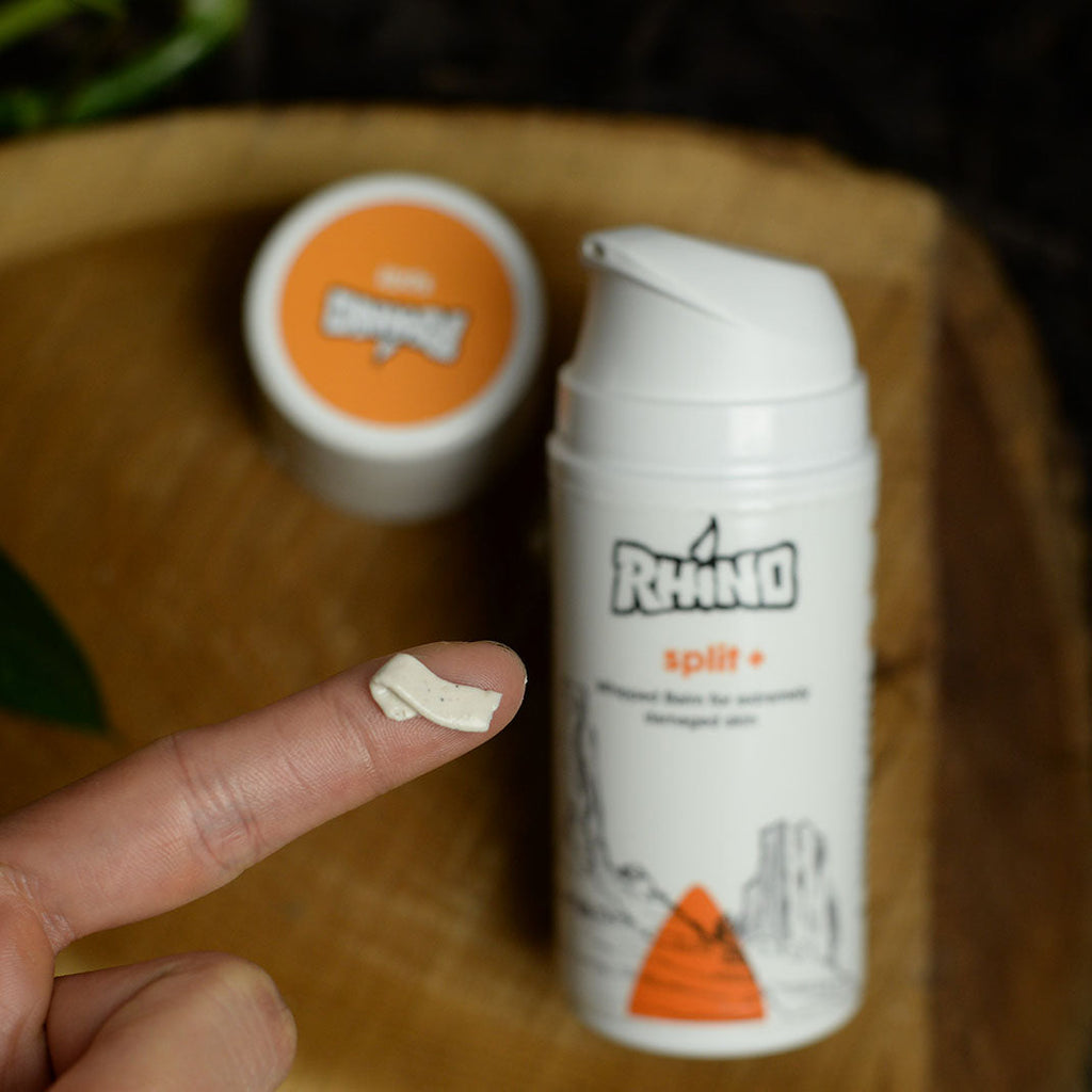 Application de Rhino Split+ sur un doigt