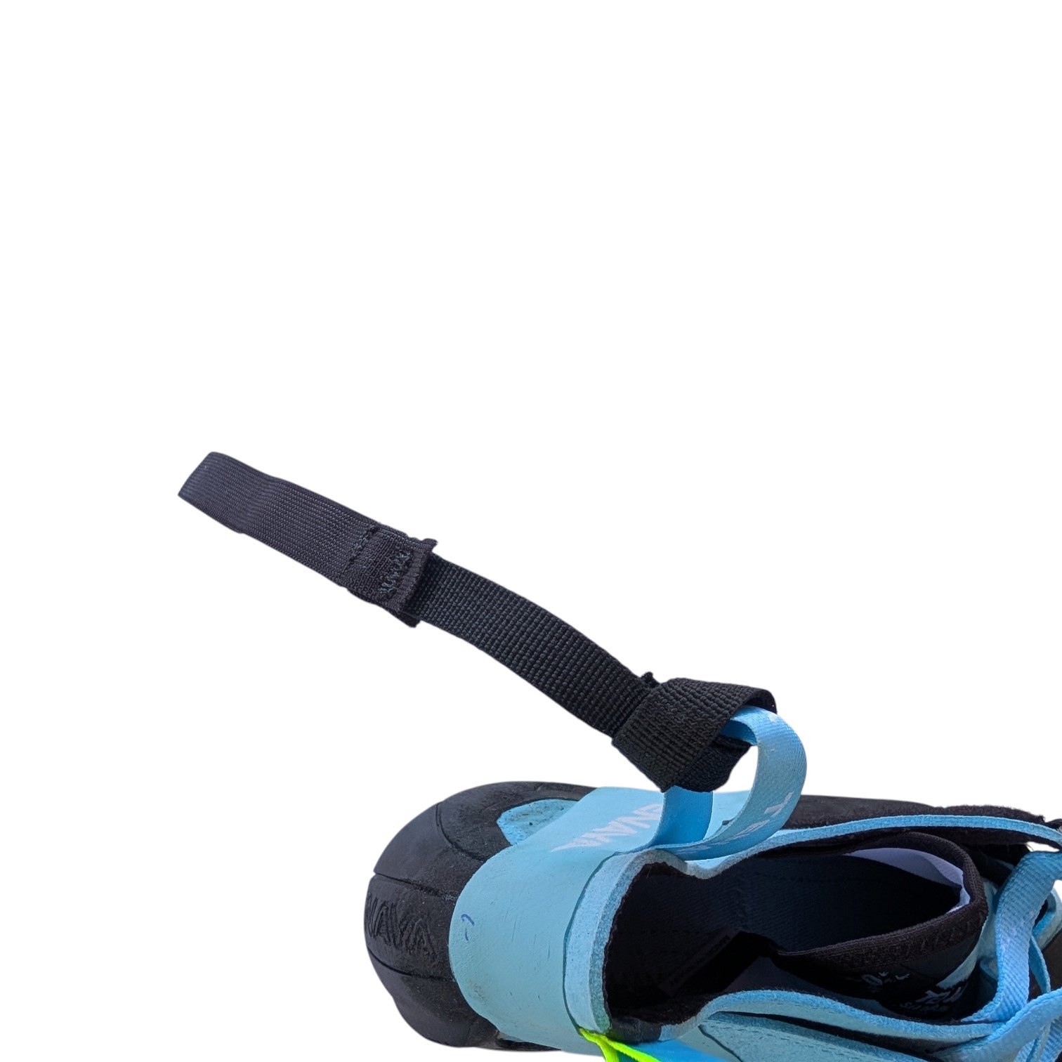 Fixation du Zap Zap sur la languette du chausson avec une tête d'alouette
