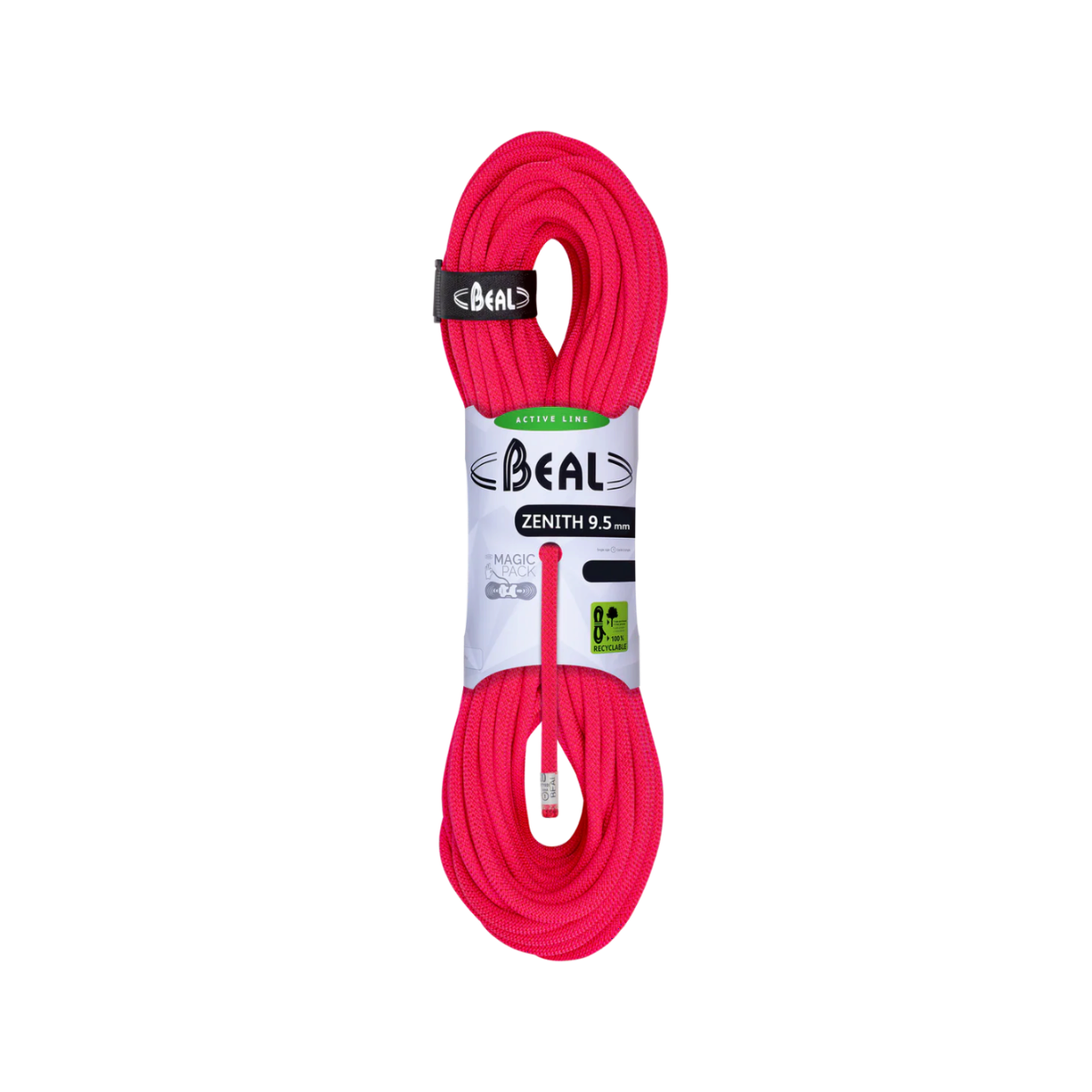 Corde d'escalade Beal — Zenith 9.5, coloris Rose